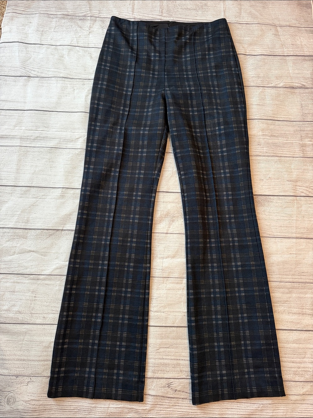Lysse Navy and Black Plaid Dress Pants